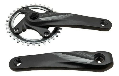 Pé De Vela Gts Single Mtb Ponta Quadrada Coroa 34 D Bcd 104.