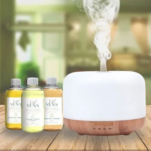 Pack 3 Esencias Aromáticas+ Difusor Humidificador Sin Filtro