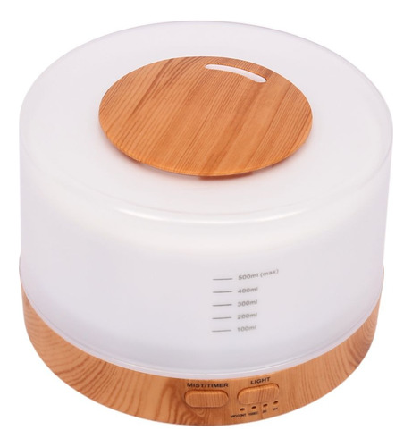 Imback HMJ023 aromatizador vaporizador humidificador madera led 500ml aromatizante cilindrico