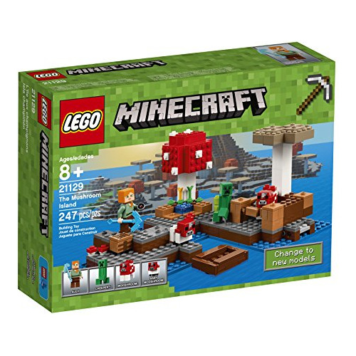 Lego Minecraft La Isla De Los Hongos 21129