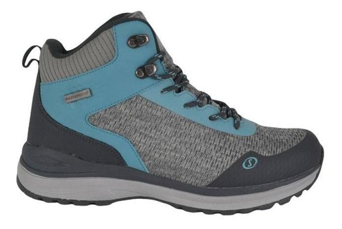 Zapato Outdoor Mujer Spalding Zmw4332 Waterproof Gris