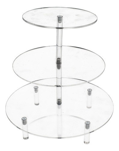 Soporte Para Magdalenas De 3 Niveles Hecho De Acrílico
