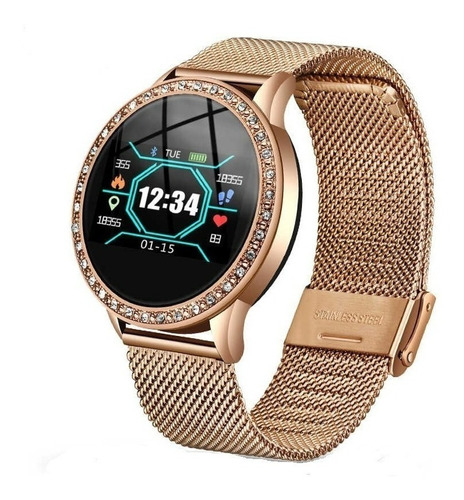 Relogio De Pulso Feminino Smartwatch Lige Monitor Cardiaco