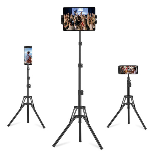 Soporte Tablet Ajustable 360° Para Tablet 72.5-152cm Tripie