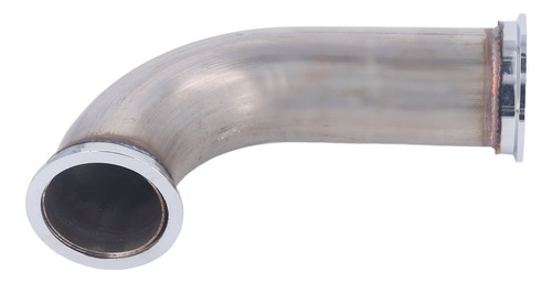 Tubo De Escape Turbo Exhaust Con Brida Curva En V De 2,5 Pul