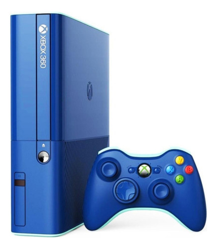 Microsoft Xbox 360 Elite 500GB Call of Duty: Ghosts/Call of Duty: Black Ops II Special Edition Blue Bundle color  azul