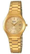 Comprar Reloj Pulsera Casio Ltp-1170n-9a De Cuerpo Color Plateado Y Dorado, Analogo, Para Mujer, Fondo Dorado, Con Correa De Acero Inoxidable Color Dorado, Bisel Color Dorado Y Desplegable