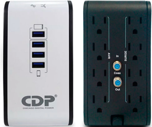 Regulador Marca Cdp Mod R2cu-avr1008 1000va 8 Contactos /vc