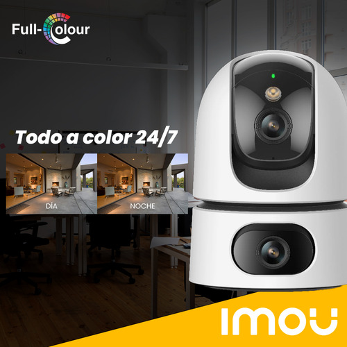 Camara Ip Imou 8mp Wifi Fullcolor Dual Lens P&t Microsd 128g