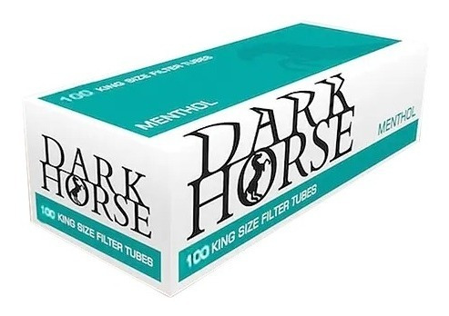 1000 Tubos Dark Horse Menthol / Mt