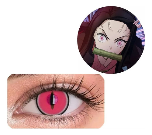 Lentes De Contacto Disfraz Cosplay Anime Kimetsu / Varios M