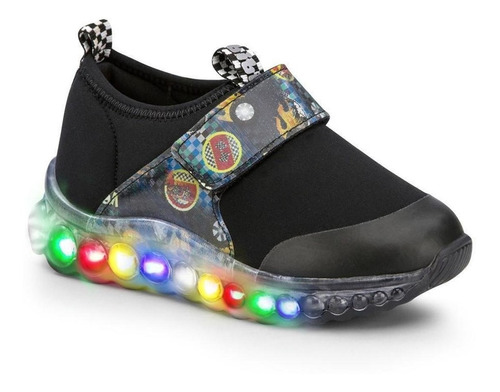 Zapatillas Led Luces Bibi 22/32 Art 1079112 Prende Al Pisar