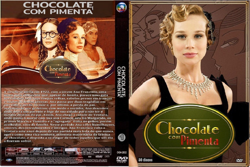 Dvd Novela Chocolate Com Pimenta Completa - 2003 - (30dvds)