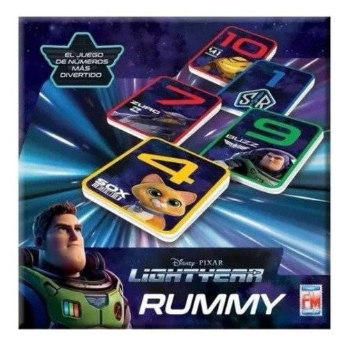 Juego De Mesa Rummy Lightyear