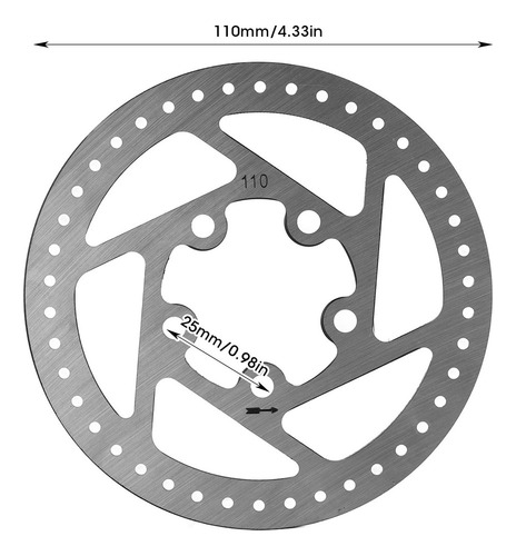 F Kit De Frenos De Rueda De Disco De 110 Mm De Repuesto