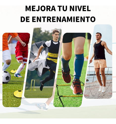 Kit De Entrenamiento Cono+escalera+paracaída/agilidad/fútbol