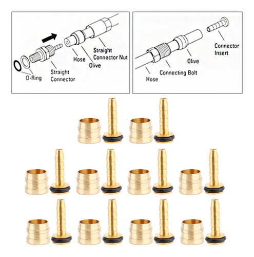 Juego De Aguja De Aceite De Oliva Con Anillo De 12,2x4,6 Mm