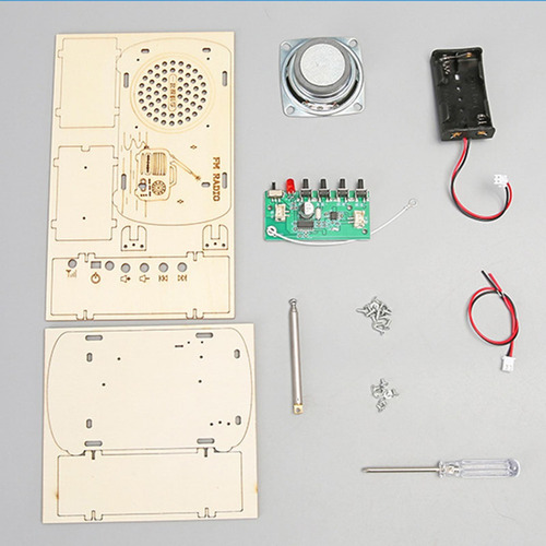 Radio Diy Para Niños Material Didáctico Juguete Educativo