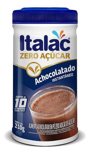 Cacau em pó Italac Light sem glúten 210 g