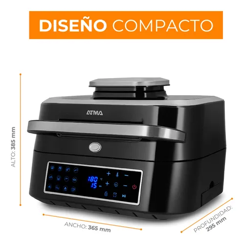 Freidora De Aire Grill Atma Fr901dp 6.3l Digital 1600w