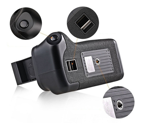 Kit: Grip Batería Y Cargador Para Canon T7i / 77d / Kiss X9i