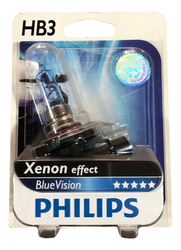 Lampara Hb3 Xenon Effect Bluevision Philips 9005bv 65w 12v
