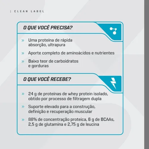 Whey Protein Isolado Dux Nutrition - Pote 900g Sabor Baunilha