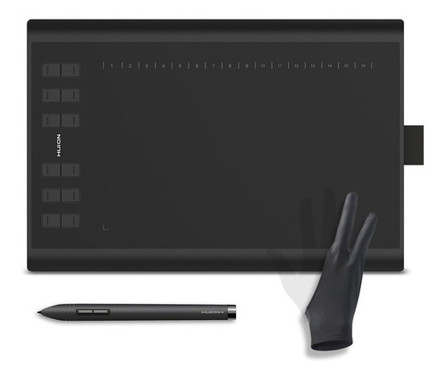 Huion Tableta Grafica New 1060 Plus + Guante + Microsd 8gb