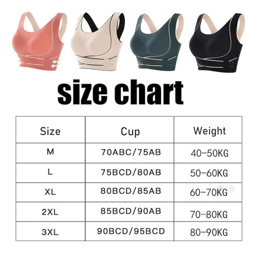 Front Side Buckle Sports Bra Women Shaping Push Up Seamless