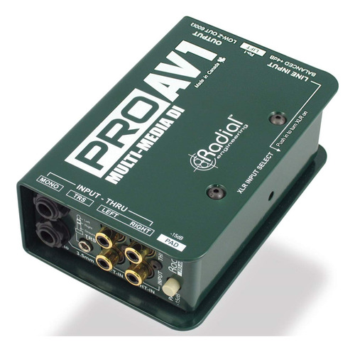 Radial Engineering Rad-proav1 Passive Channel Di With Rca &