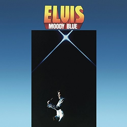 Elvis Presley Moody Blue 40th Anniversary Clear Blue Lp
