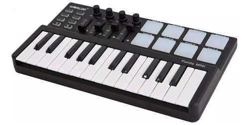 Controlador Midi Teclado De 25 Teclas Midi Pad Usb Portátil