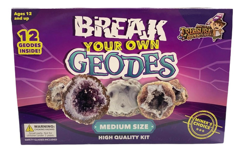 Break Your Own Geodes High Quality Kit 12 Whole Geodes By Ge