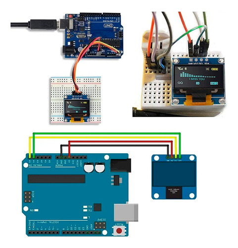 Tela Oled 0,96 Pol. I2c Arduino 128x64 4 Pinos