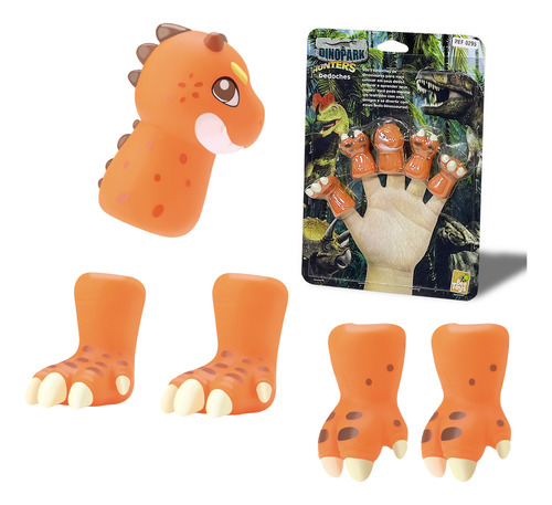 Fantoche De Dedo Brinquedo Dedoche Dinossauro T-rex Bee Toys