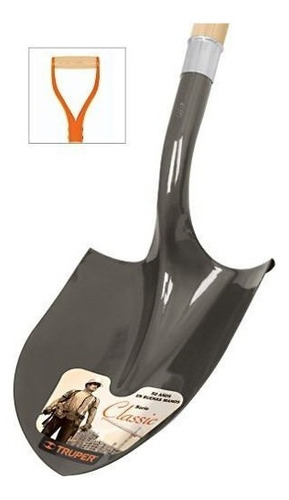 Imagen 1 de 3 de Pala Corazón Mango Anilla Metal Truper Pry - Ynter