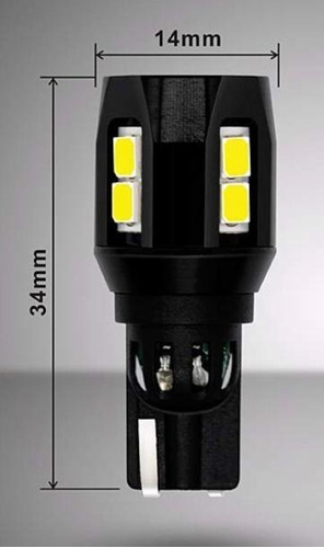 Bombillo Led 921 Cambus Color Blanco Siriusled 