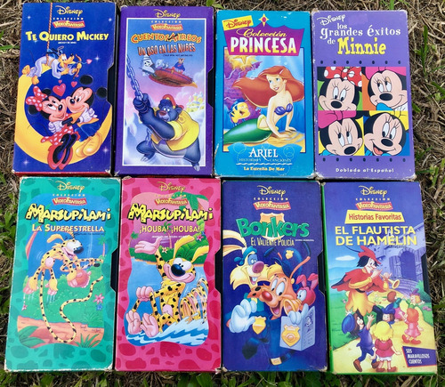 Peliculas Animadas De Disney Vhs Originales, Precio X Unidad (Usado)