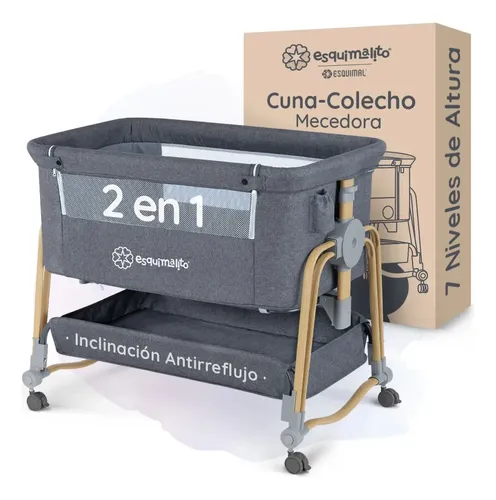 Cuna colecho Esquimal 2-en-1