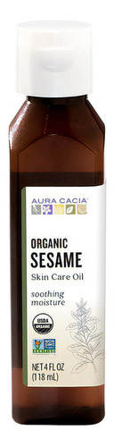  Aura Cacia Organic Sesame Skin Care Oil 118 Ml