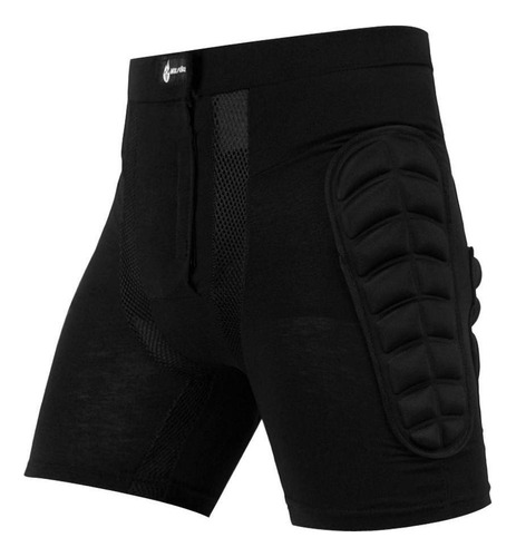 1x Pantalones Suave Elástico Cadera Protección Patín