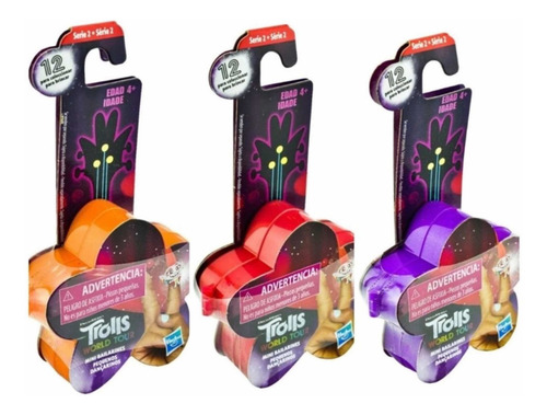 Trolls World Tour Mini Bailarines (pack Con 3)