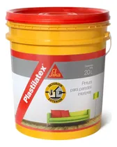 Comprar Latex Interior Exterior Antihongos Sika Plastilatex 20 Lt Acabado Mate Color Blanco