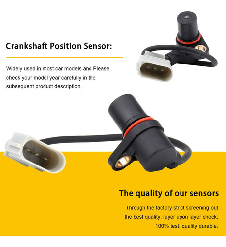 Wpd Sensor De Cigüeñal Para Jetta A4 Turbo 06a906433l