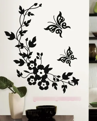 Vinilos Decorativos, Floral,  50x60cm