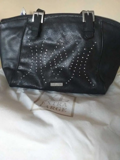 Cartera Xl Negra Con Tachas | MercadoLibre 📦