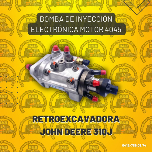 Bomba De Inyección Electrónica Motor 4045 John Deere 310j