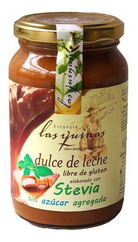 Dulce De Leche Libre De Gluten Con Stevia (x 450g)