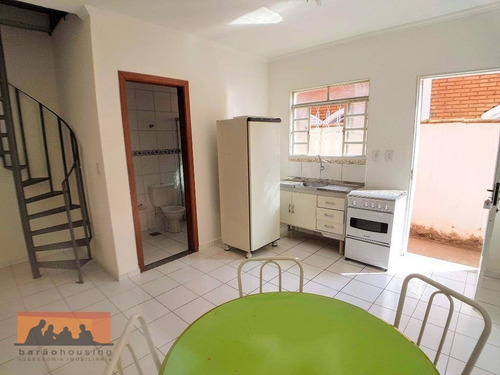 Imagem 1 de 7 de Kitnet Com 1 Dormitório Para Alugar, 35 M² Por R$ 1.300,00/mês - Cidade Universitária - Campinas/sp - Kn0691