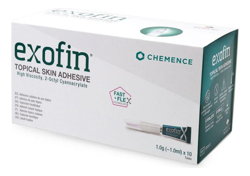 Kit Cola Cirurgica Exofin 1ml Cx 10un + 1cx Steristrip